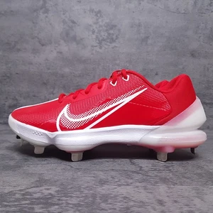 NIKE Force Zoom Trout 7 Metal Baseball Cleats Mens Size 7.5 Red CQ7224-602 - Picture 1 of 5