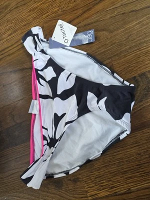 Jag Mujer Natación Negro Blanco Rosa Borde Talla Grande Nuevo Con Etiquetas Foto 1 de 4