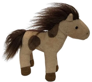 Douglas Horse Pony Toffee Cream Brown 8 Inch #4116 Stuffed Plush Equestrian Toy - Picture 1 of 4