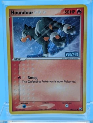 Houndour 60/115 Reverse Holo - Common - Pokemon EX Unseen Forces - D - See Video - Image 1 of 4
