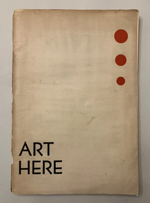 Art Here, early American Modern Art exhibition catalog 1937 Rare only one online - Image 1 of 4