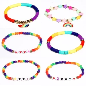 6-pcs Bracelets Set For Kpop Merch K-Pop Stuff Fans Cosplay Birthday Gifts Girls - Picture 1 of 9