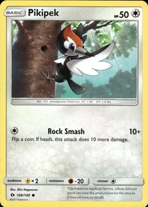 Pikipek 106/149 | Sole e Luna - Set Base | Pokemon TCG | Inglese | Comune - Foto 1 di 7
