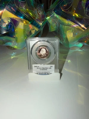 2002-S 25c PCGS PR 69 DCAM Louisiana - Image 1 of 4
