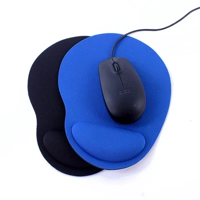 ANTI-SLIP MOUSE PAD MAT WITH FOAM WRIST SUPPORT PC & LAPTOP UK SELLER - Image 1 of 4