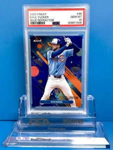 #134/200 Kyle Tucker PSA 10! Topps Finest #86 Blue Refractor 2025 - Imagen 1 de 3