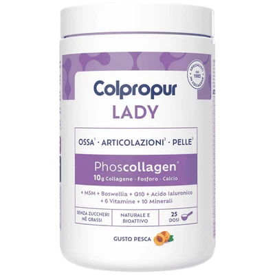 Colpropur Lady Collagene 332,5g PEPTIDI Verisol Ialuronico Bellezza Donna