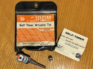 Telesar adjustable mechanical self-timer with leica tip and instructions WORKS - Picture 1 of 10