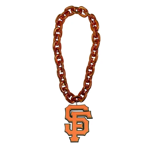 MLB San Francisco Giants Orang Fan Chain Necklace Foam Best Gift Game Cover