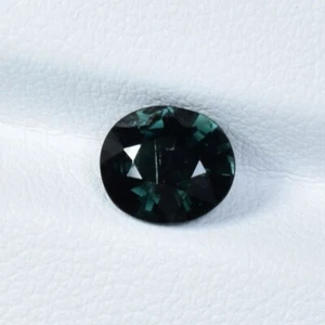 1.15 ct BEST GRADE MOZAMBIQUE DARK BLUE GREEN / NATURAL GREEN TOURMALINE Oval !! - Picture 1 of 2