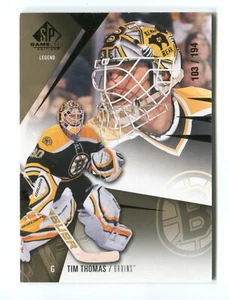 2023-24 SP Game Used #190 TIM THOMAS Gold Legend Boston Bruins /194 - Picture 1 of 2