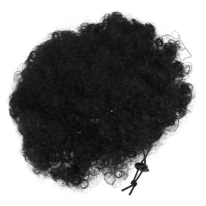 Lace African Mens Hair Units Ponytail Extension for Black Women Man - Picture 1 of 12