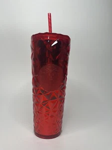 Starbucks Christmas valentines Holidays 2023 Red Diamond 24oz Tumbler - Picture 1 of 2