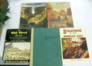Exploring The Old Wild American West 5 Oversize Books Scrapbook Pictorial Photos - Picture 1 of 10