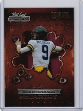 2021 Wild Card Alumination J.J. McCarthy Collegiate Gold Foil Dead Aim Mint