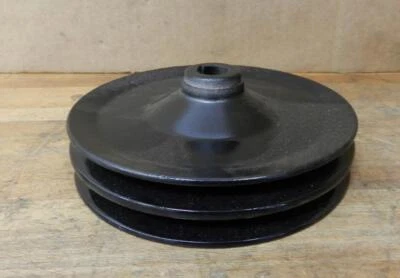 1968-72 Cadillac Vehicles 472 used power steering pump 2-belt pulley 6" diameter - Image 1 of 4