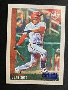 2022 Panini Diamond Kings Short Print Artist Proof Blue Juan Soto #124