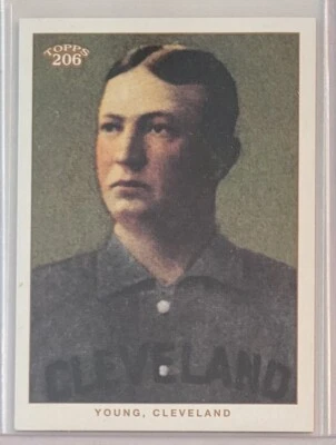 2002 Topps 206 #306 Cy Young Cleveland Spiders Baseball Card  - Image 1 of 2