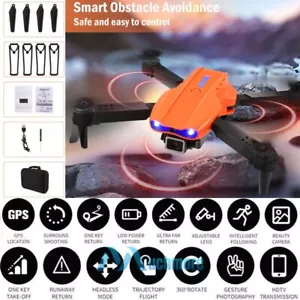 New RC Drones Quadcopter 5G WiFi GPS Drone x Pro with 4K HD Dual Camera Foldable - Picture 1 of 54