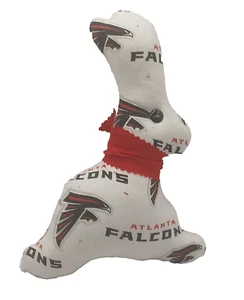 Papá's Hopper Hecho a Mano Deporte Peluche Conejo Atlanta Falcons 9" - Imagen 1 de 2
