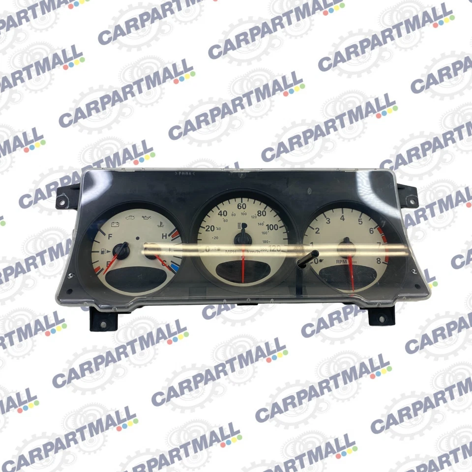 2002 Chrysler PT Cruiser AT Dash Instrument Cluster Speedometer 04671803AC 220K Foto 1 de 4