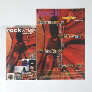 Rock Video Monthly Catalog & VHS Summer 1994 Heavy Metal Skrew Pitch Shifter - Picture 1 of 11