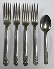 Wm. A. Rogers A1 Plus Oneida Ltd. 1938 Arcadia / Margate Dinner Forks Teaspoon