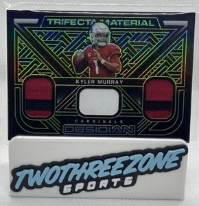 Material Panini Obsidian Trifecta 2022 Kyler Murray #TFM-KMU/50 - Imagen 1 de 7