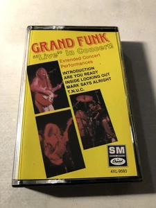 Grand Funk - “Live” in Concert (1987) Music Cassette Capitol 4XL-9593 - Picture 1 of 3