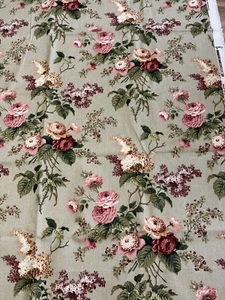 Waverly Fabric Briana Rose Spring Romance Vintage Floral 4 2/3 YDS x 56” - Picture 1 of 5