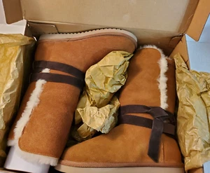 Koolaburra by UGG Rozalia Tall Chestnut Boots Women's 7, EU 38 - Picture 1 of 9