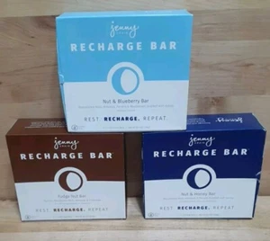 3CT VARIETY PACK:Jenny Craig RECHARGE BARS nuts pecan almond mac GLUTEN FREE 7pk - Picture 1 of 2