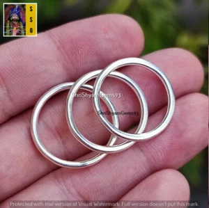 3 PCs. Handmade GS Silver Micro Stackable Plain ring Band, Stacking ring - Picture 1 of 4