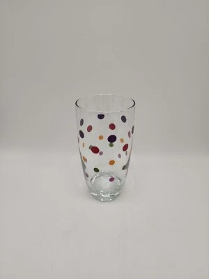 Pampered Chef "Simple Additions Dots" 6 1/8 Inch Highball
