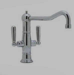 BLANCO TERRS DUBLE LEVER KITCHEN FAUCET, FINISH CHROME 157-139-CR - Picture 1 of 6