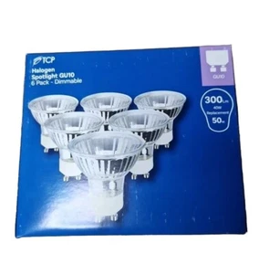 Homebase Gu10 40W - Warm White - Dimmable Spotlights - Pack Of 6 - Picture 1 of 4