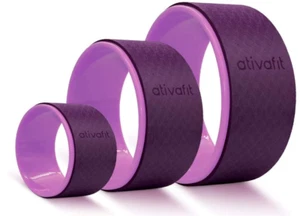 ATIVAFIT Sport Yoga Laufrad Set, 3er Pack Yoga Roller Rad bei Rückenschmerzen - Bild 1 von 6