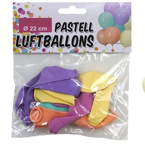 Pastell Premium Luftballons 3x 10= 30 Stück bunte Farben Naturlatex 20-25cm - Bild 1 von 2