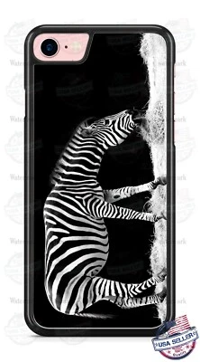 Zebra Black and White Animal Art Phone Case Cover For iPhone Samsung LG Google  - Image 1 of 4