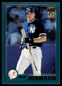 2001 Topps Traded & Rookies #T178 Nick Johnson - New York Yankees - Picture 1 of 2