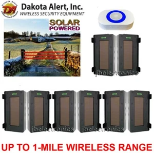 DAKOTA ALERT SBA-4K PLUS-WIRELESS RECEIVER + 4 SETS SOLAR WIRELESS TRANSMITTERS - Picture 1 of 7