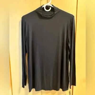 Alfani Mock-Neck Long-Sleeve Layering Top, size M - NWT - Image 1 of 4