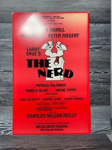 DER NERD, LARRY SHUE, HELEN HAYES THEATER, BROADWAY FENSTERKARTE/POSTER - Bild 1 von 9