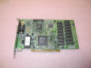 ATI 1022544140 PCI MACH64 GRAPHICS CARD 109-25400-43 15 PIN D-SUB CONNECTION - Picture 1 of 6