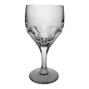 Atlantis Evora Cut Water Goblet Glass Crystal Multi-Sided Stemware 6 5/8 - Picture 1 of 6