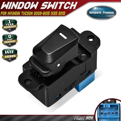 Front Driver or Passenger Power Window Switch for Hyundai Tucson 2009-2015 ix35 - Image 1 of 4
