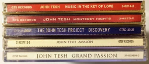 5 CD lot John Tesh Grand Passion Avalon Discovery Monterey Nights Music Key Love - Picture 1 of 10