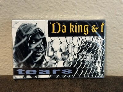 Rare! 1993 Da King & I – Tears Remix SEALED Cassette Tape Rowdy Records - Image 1 of 4