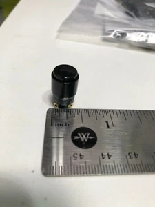 P7-900002, PUSHBUTTON SWITCH, BLACK 3/8 DIA.BUTTON - Picture 1 of 2