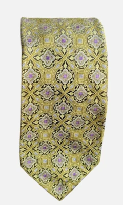 Corbata Robert Talbott Seven Fold Edición Limitada 18/40 Púrpura Verde Seda NUEVA $225 Foto 1 de 4